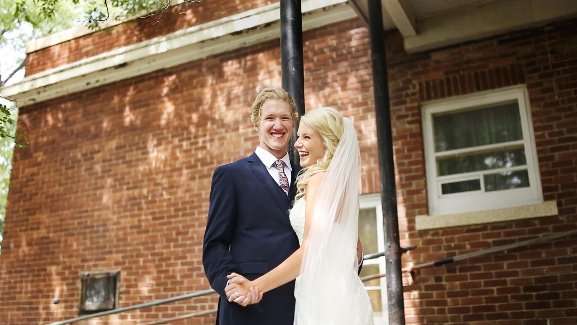 A newly-married couple